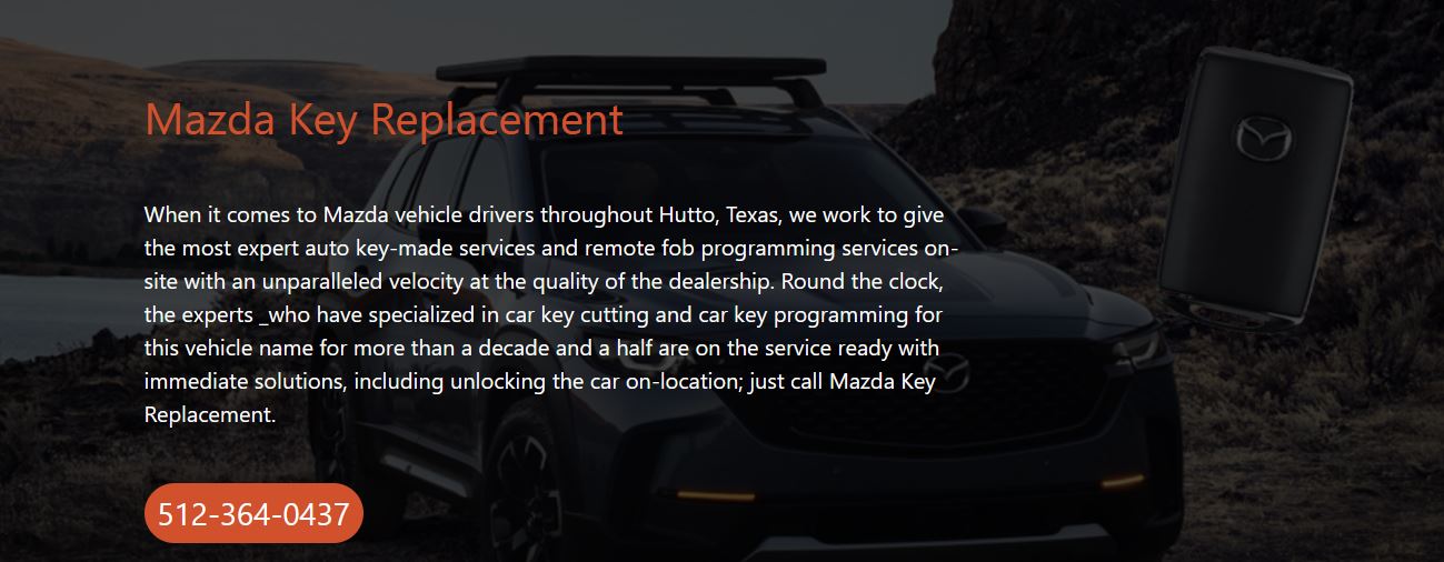 Mazda Key Replacement Image